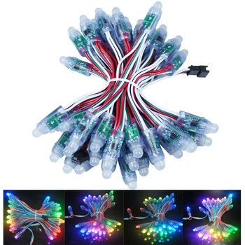 50pcs/Lot 12mm WS2811 Full Color Pixel Modules DC5V Waterproof RGB Colorful module Led Point Control Exposed For Advertisement
50pcs/Lot 12mm WS2811 Full Color Pixel Modules DC5V Waterproof RGB Colorful module Led Point Control Exposed For Advertisement