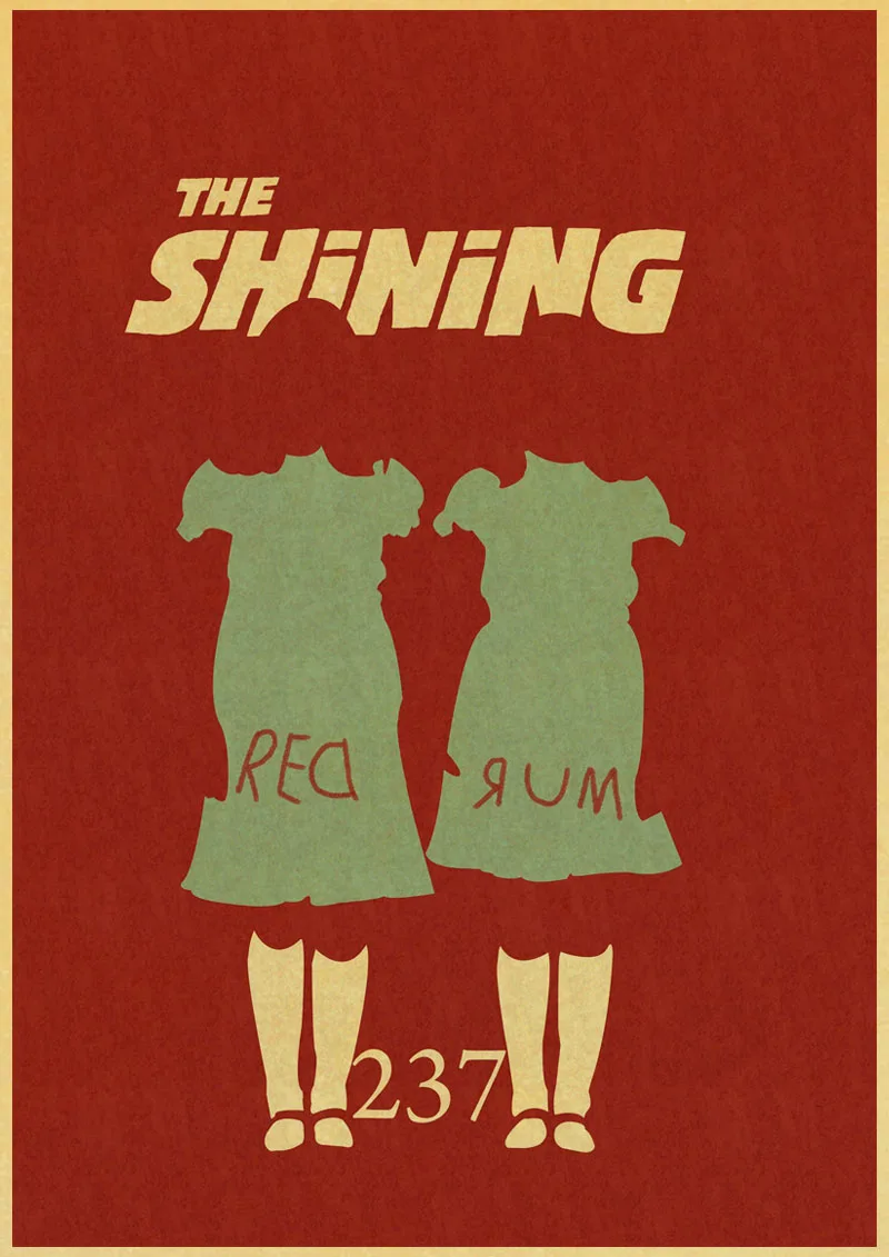 Блестящий Джек Николсон Шелли дувалл винтажный бумажный плакат настенная