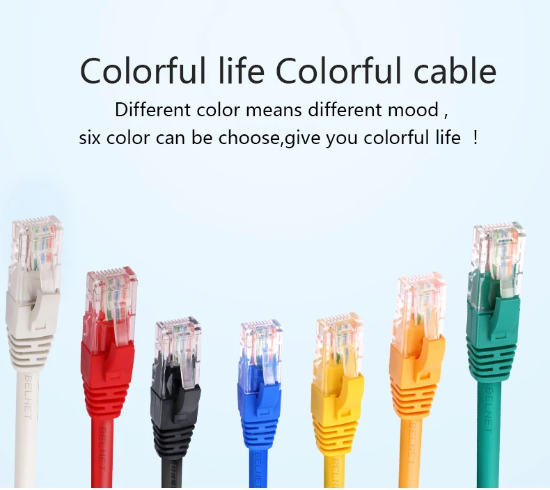 Cable Length: 7m, Color: Grey ShineBear BELNET RJ45 Cat5e Ethernet Cable UTP Network LAN Cable Cat 5 RJ45 Patch Cord 1m 2m 3m 5m 10m 20m for PS Computer Router Cable