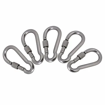 Silver M8x80mm Heavy Duty 304 Stainless Steel Quick Link Chain Carabiner Rope Cable Connector Of 5
Silver M8x80mm Heavy Duty 304 Stainless Steel Quick Link Chain Carabiner Rope Cable Connector Of 5