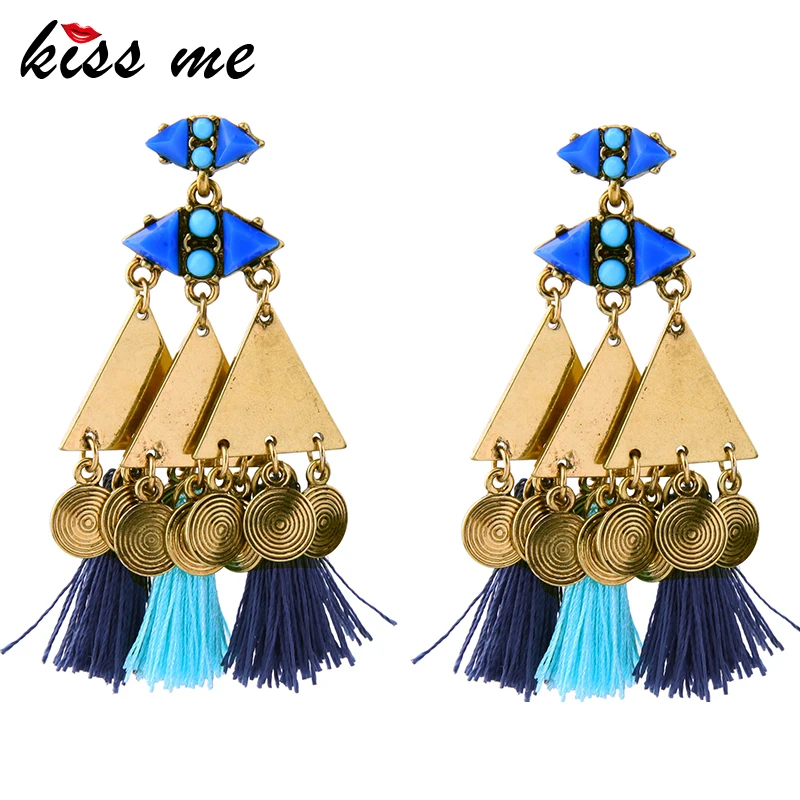 KISS ME Brand Large Tassel Earrings for Women New Popular Ethnic Jewelry Vintage Accessories
KISS ME Brand Large Tassel Earrings for Women New Popular Ethnic Jewelry Vintage Accessories