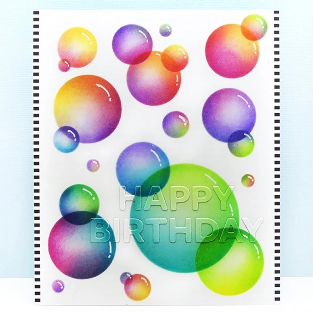 Circles Stencil for DIY Scrapbooking Photo Album Decorative Embossing Paper Cards Making Craft Plastic Template Drawing Sheet
Circles Stencil for DIY Scrapbooking Photo Album Decorative Embossing Paper Cards Making Craft Plastic Template Drawing Sheet