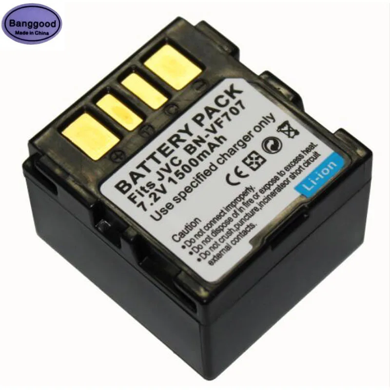 7.2V 1500mAh BN-VF707 BN-VF707U BN VF707 Digital Video Camera Battery Pack For JVC GR-D240 GZ-D240 GR-X5 GZ-MG21U GZ-D240 GR-X5
7.2V 1500mAh BN-VF707 BN-VF707U BN VF707 Digital Video Camera Battery Pack For JVC GR-D240 GZ-D240 GR-X5 GZ-MG21U GZ-D240 GR-X5