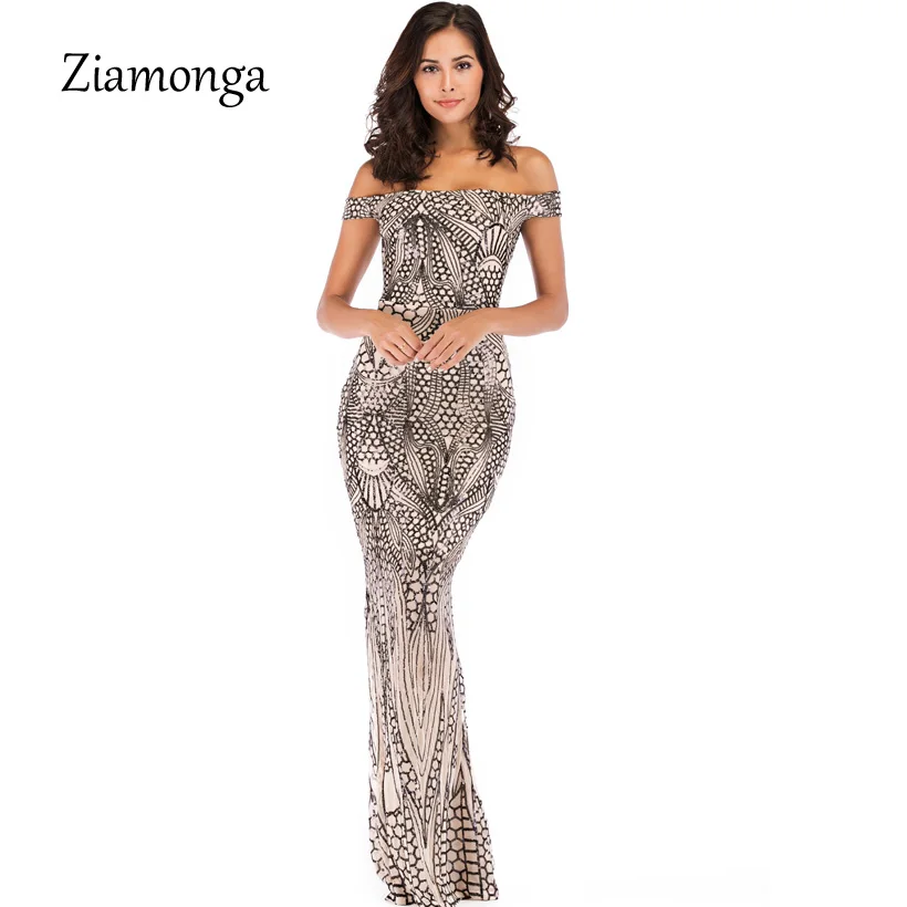 Ziamonga Off Shoulder Black Maxi Gold Dress 2019 Floor Length Bodycon Sequin Dress Women Strapless Formal Party Gown Sexy Dress
Ziamonga Off Shoulder Black Maxi Gold Dress 2019 Floor Length Bodycon Sequin Dress Women Strapless Formal Party Gown Sexy Dress