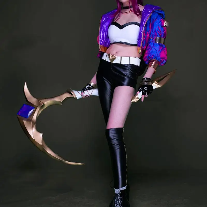 UWOWO Game LOL Cosplay K/DA 0riginal Akali Cosplay LOL KDA Costume Game Halloween Costume Cosplay Set
UWOWO Game LOL Cosplay K/DA 0riginal Akali Cosplay LOL KDA Costume Game Halloween Costume Cosplay Set