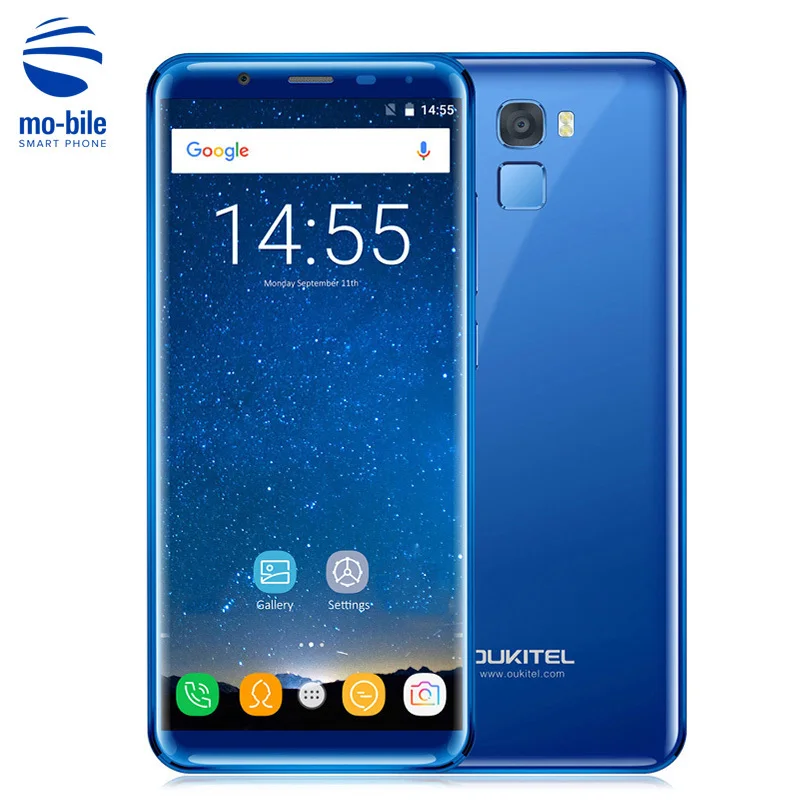 Новый Oukitel K5000 18:9 4G смартфон 5 7 "HD MTK6750T Octa Core + 64G 5000 mAh 16.0MP сзади Камера отпечатков