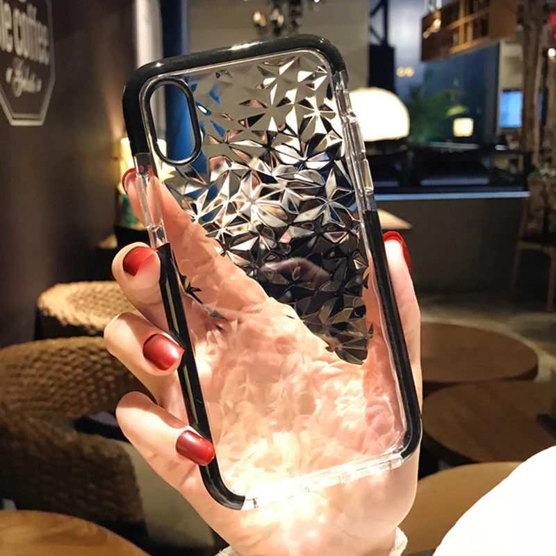 Luxury 3D Geometric Diamond Transparent Soft TPU Cover For iPhone 11 Pro Max XS XR X 8 7 6S Plus Case Rhombus Clear Phone Cases
Luxury 3D Geometric Diamond Transparent Soft TPU Cover For iPhone 11 Pro Max XS XR X 8 7 6S Plus Case Rhombus Clear Phone Cases