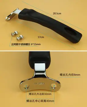 4mm thickness Cookware Parts Anti-hot Heat-resistant Wok Pan Handle Universal Pot Fitting Spoon handle
4mm thickness Cookware Parts Anti-hot Heat-resistant Wok Pan Handle Universal Pot Fitting Spoon handle