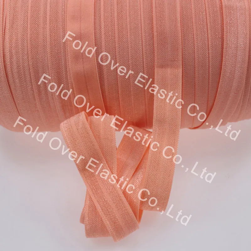 5/8" Peach(#720)-Shiny fold over elastic-foe elastic ribbon for baby's headbands, girl's hair ties
5/8" Peach(#720)-Shiny fold over elastic-foe elastic ribbon for baby's headbands, girl's hair ties