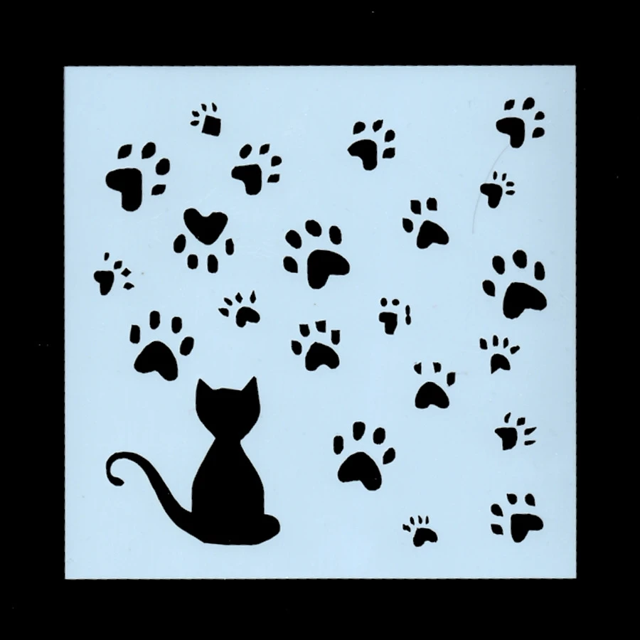 1Pcs New 13cm Cat Paw Footprint DIY Craft Layering Stencils Wall Painting Scrapbooking Stamping Embossing Album Card Template
1Pcs New 13cm Cat Paw Footprint DIY Craft Layering Stencils Wall Painting Scrapbooking Stamping Embossing Album Card Template