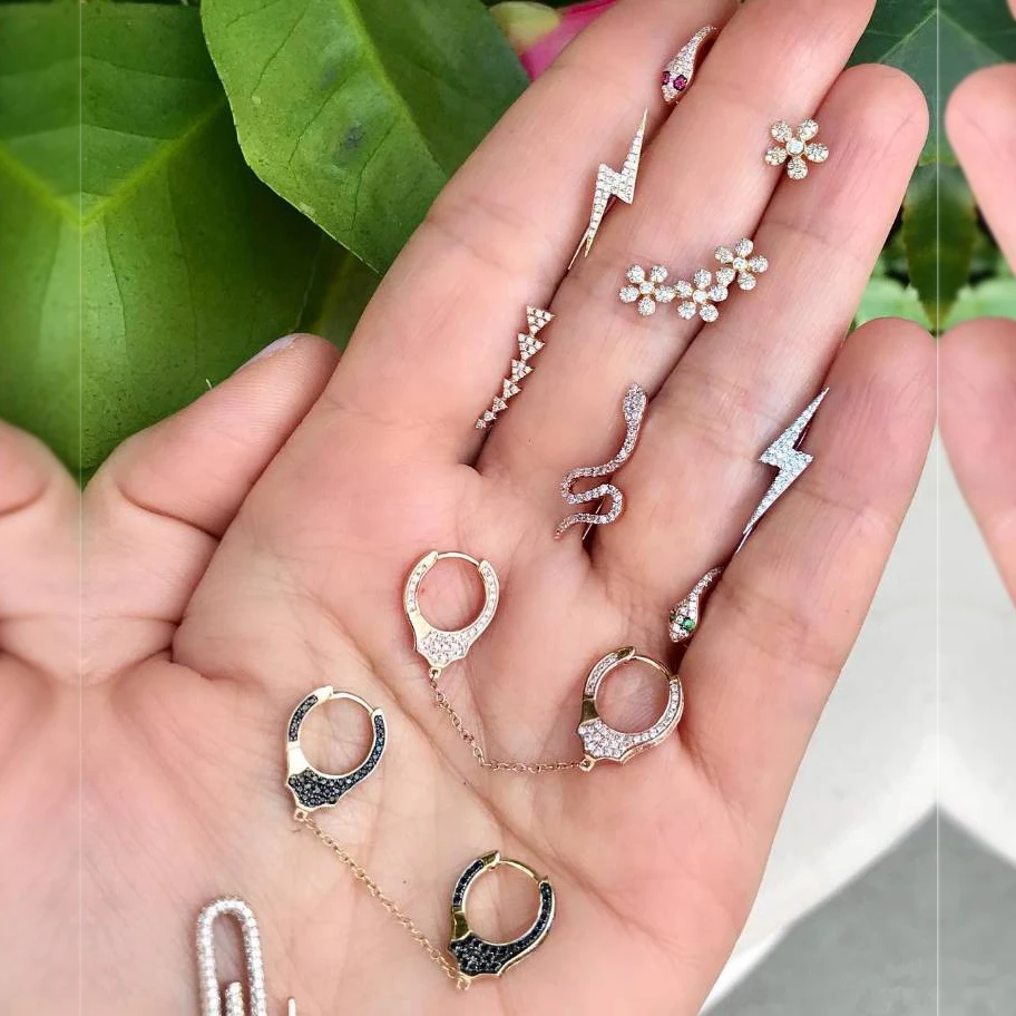 10 Pcs /Set Snake Handcuffs Small Flowers Lightning Earrings For Women Gold Stud Earring Set Personality Charm Jewelry
10 Pcs /Set Snake Handcuffs Small Flowers Lightning Earrings For Women Gold Stud Earring Set Personality Charm Jewelry