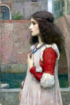 Neo Classical figurative painting canvas portrait poster beauty picture giant picture home modern art Juliet
Neo Classical figurative painting canvas portrait poster beauty picture giant picture home modern art Juliet