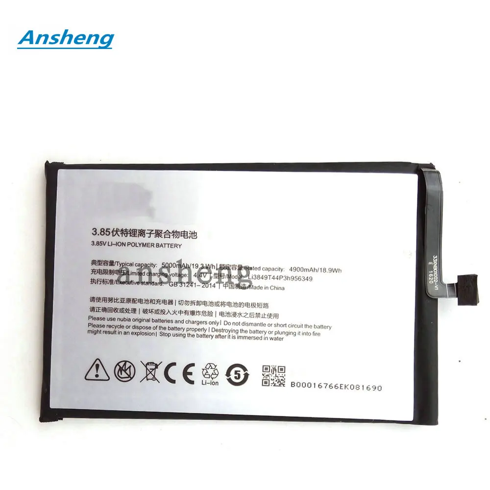 High Quality 5000mAh Li3849T44P6h956349 battery for ZTE Nubia N1 NX541J Smartphone
High Quality 5000mAh Li3849T44P6h956349 battery for ZTE Nubia N1 NX541J Smartphone