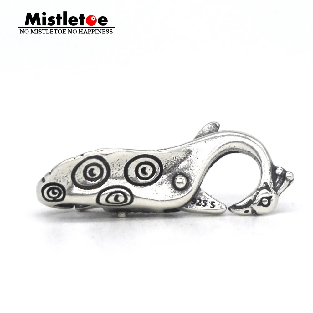 Mistletoe Genuine 925 Sterling Silver Peacock Lock Lobster Clasp Fit European Troll Bracelet Jewelry
Mistletoe Genuine 925 Sterling Silver Peacock Lock Lobster Clasp Fit European Troll Bracelet Jewelry