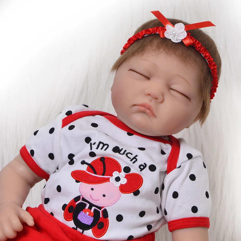 Reborn bebes menina silicone baby reborn dolls 22inch 55cm real baby sleeping dolls toys for children gift bonecas
Reborn bebes menina silicone baby reborn dolls 22inch 55cm real baby sleeping dolls toys for children gift bonecas