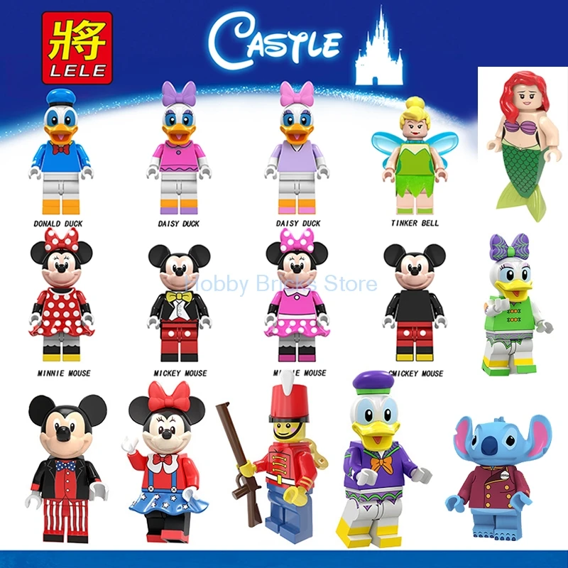 For Unikitty Cartoon Donald Duck Mickeys Daisy PRINCESS Mermai Duck Tinker Minnie Mouse Building Blocks Figures Toys
For Unikitty Cartoon Donald Duck Mickeys Daisy PRINCESS Mermai Duck Tinker Minnie Mouse Building Blocks Figures Toys