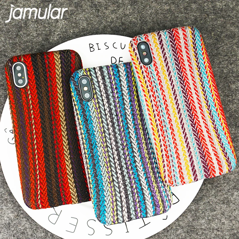 JAMULAR Retro Folk-custom Soft PU Leather Phone Case For iPhone 7 X 8 6s 6 Plus Sweater Cloth Pattern Cover For iPhone 8 Fundas
JAMULAR Retro Folk-custom Soft PU Leather Phone Case For iPhone 7 X 8 6s 6 Plus Sweater Cloth Pattern Cover For iPhone 8 Fundas