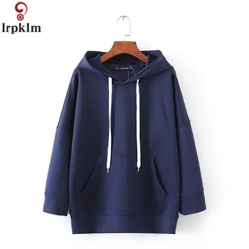 Women's long-sleeved loose hooded sweatershirts 2018 autumn new stylish casual women's solid color hooded ladies blouse CH232
Women's long-sleeved loose hooded sweatershirts 2018 autumn new stylish casual women's solid color hooded ladies blouse CH232