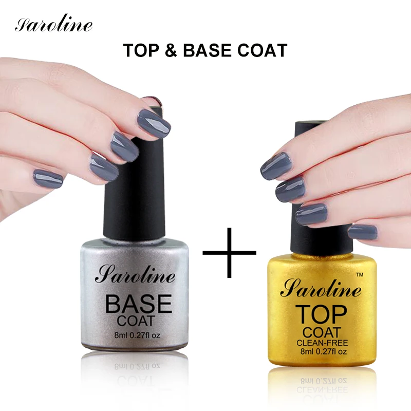 Saroline Top Base Coat UV Gel Nail Polish Pure Color Vernish Semi Permanent Lucky Polish Top Coat Base Coat Gel Lak Varnishes
Saroline Top Base Coat UV Gel Nail Polish Pure Color Vernish Semi Permanent Lucky Polish Top Coat Base Coat Gel Lak Varnishes