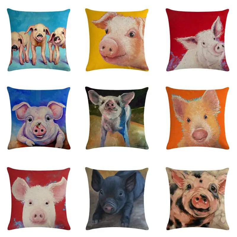 45cm*45cm pig art design linen/cotton throw pillow covers couch cushion cover home decorative pillows
45cm*45cm pig art design linen/cotton throw pillow covers couch cushion cover home decorative pillows