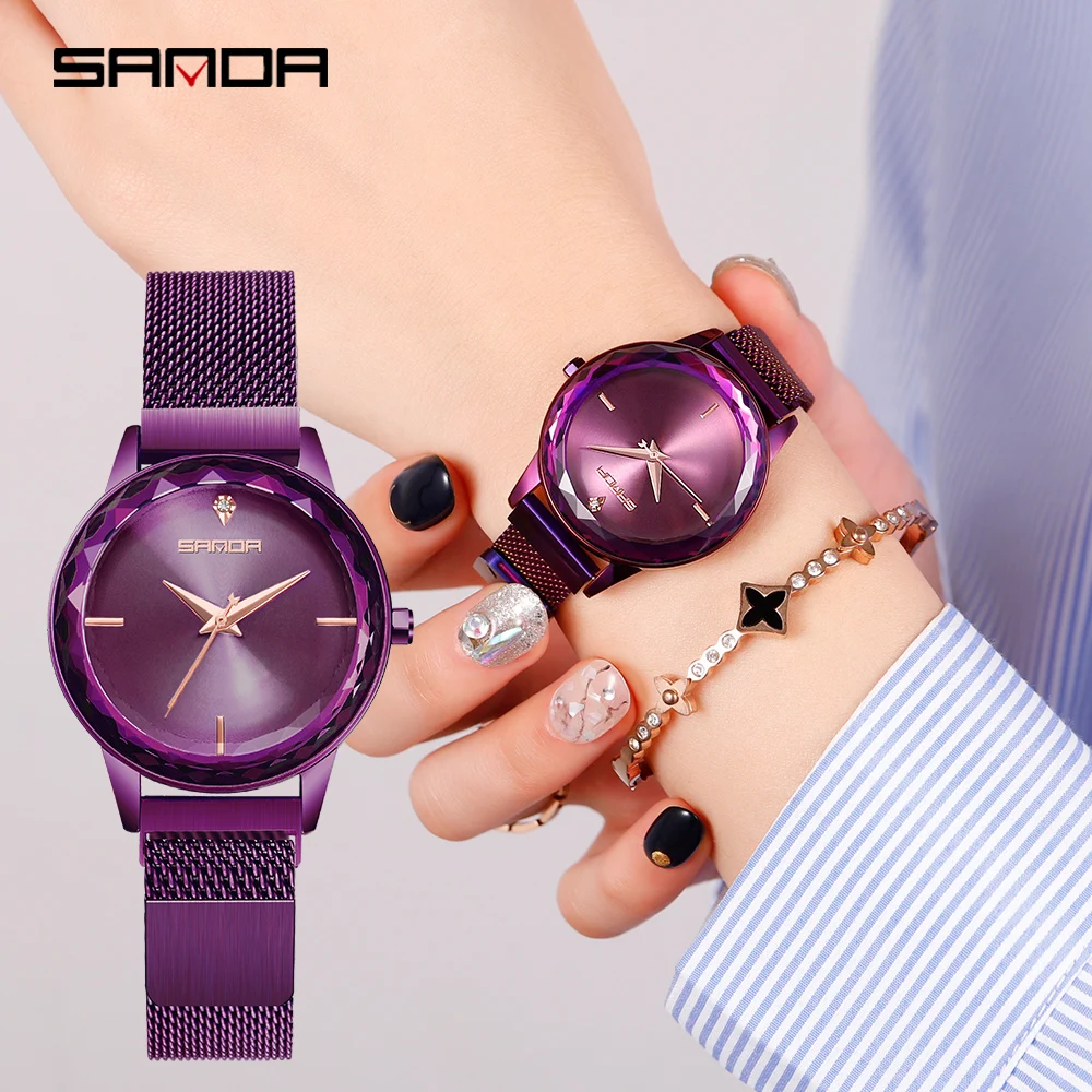 Luxury Rose Gold Women Watch Fashion Waterproof Lady Quartz Watch Elegant Unique SANDA Casual Stainless Steel Fashion Watch
Luxury Rose Gold Women Watch Fashion Waterproof Lady Quartz Watch Elegant Unique SANDA Casual Stainless Steel Fashion Watch