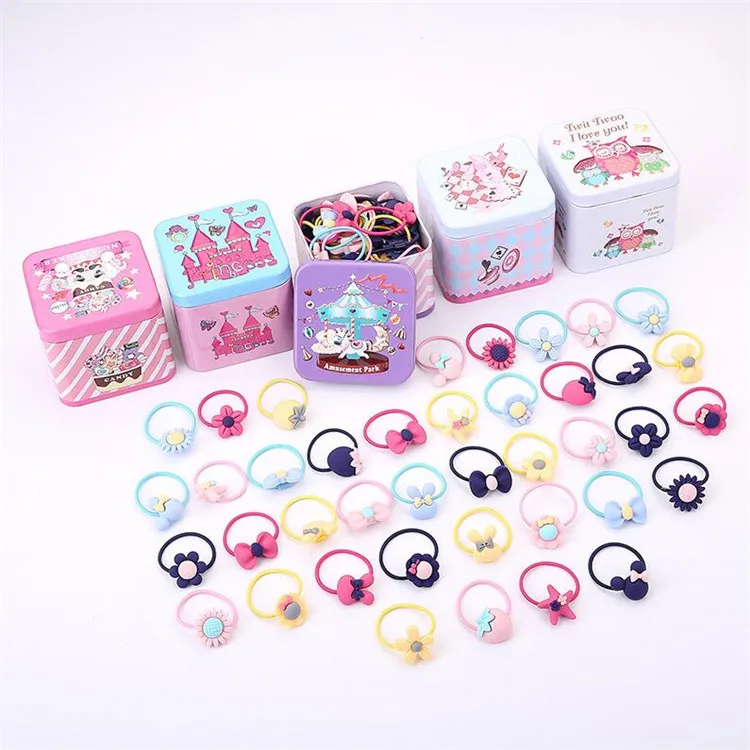 20 sztuk/partia dziewczyny akcesoria do włosów dla dzieci zestaw podarunkowy łuk elastyczne gumki do włosów kwiat pałąk Hairband Floral Hairbands dla dzieci -