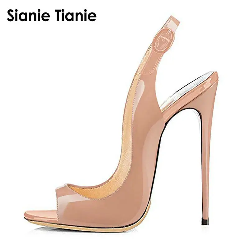 Sianie Tianie 2019 summer patent PU yellow peep toe 12cm super thin high heels woman shoes stilettos slingbacks women sandals
Sianie Tianie 2019 summer patent PU yellow peep toe 12cm super thin high heels woman shoes stilettos slingbacks women sandals