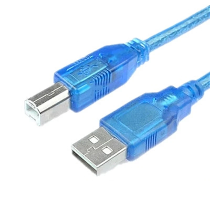 30 см 50 150 1 5 м USB 2 0 линия печати прозрачная синяя передачи данных высокой Скорость
