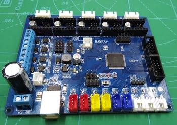Upgrade Ramps+ Motherboard 3D Printer Control Board RepRap Mega 2560 Ramps1.4 Compatible DR8825 TMC2130 TMC2208 A4988 driver
Upgrade Ramps+ Motherboard 3D Printer Control Board RepRap Mega 2560 Ramps1.4 Compatible DR8825 TMC2130 TMC2208 A4988 driver
