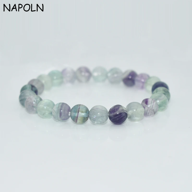 NAPOLN Natural Fluorite Bracelet 6/8MM Yoga Bracelets Natural Stone For Women Aura Cleansing Healing Crystals Bracelet Dropship 
NAPOLN Natural Fluorite Bracelet 6/8MM Yoga Bracelets Natural Stone For Women Aura Cleansing Healing Crystals Bracelet Dropship