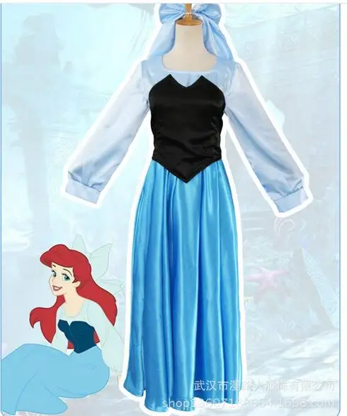 Fantasia Halloween Women Adult Princess Ariel Dress The Little Mermaid Ariel Costume Blue Dress
Fantasia Halloween Women Adult Princess Ariel Dress The Little Mermaid Ariel Costume Blue Dress