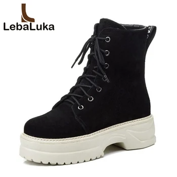 LebaLuka Casual Womens Stylish Boots Lace Up Thick Bottom Fur Lined Round Toe Boot Women Zipper Shoe Winter Fashion Short Boot
LebaLuka Casual Womens Stylish Boots Lace Up Thick Bottom Fur Lined Round Toe Boot Women Zipper Shoe Winter Fashion Short Boot