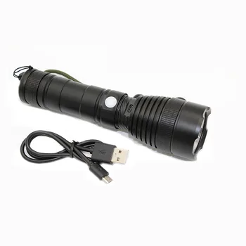 USB Handy LED Torch Flash Light Pocket LED Rechargeable Flashlight Lamp For Outdoor Hunting 3 Model Black
USB Handy LED Torch Flash Light Pocket LED Rechargeable Flashlight Lamp For Outdoor Hunting 3 Model Black