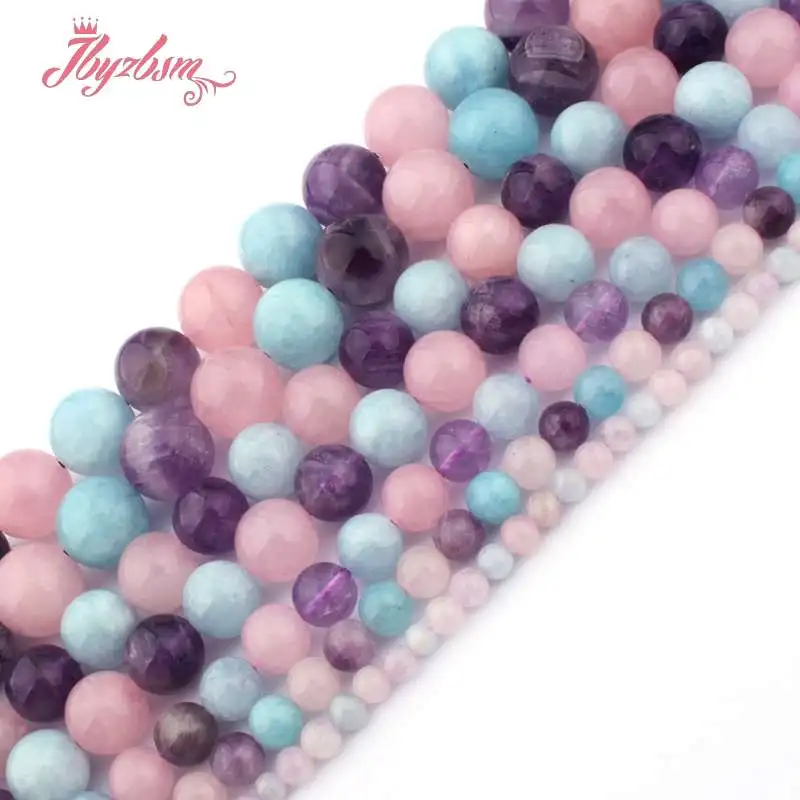 4,6,8,10,12mm Lavender Aquamarines,Amethysts,Quartz Round Natural Stone Beads For Necklace DIY Jewelry Making 15" Free Shipping
4,6,8,10,12mm Lavender Aquamarines,Amethysts,Quartz Round Natural Stone Beads For Necklace DIY Jewelry Making 15" Free Shipping