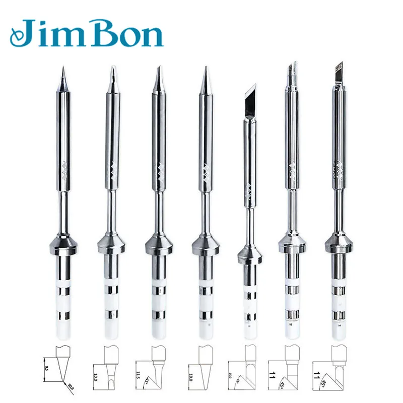 JimBon TS100 Digital Soldering Iron Replacement Tip Electric Soldering Iron TS-B2/TS-BC2/TS-D24/TS-K/TS-I/TS-KU/TS-C4
JimBon TS100 Digital Soldering Iron Replacement Tip Electric Soldering Iron TS-B2/TS-BC2/TS-D24/TS-K/TS-I/TS-KU/TS-C4