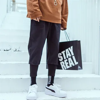 2019 Spring And Summer New Fake Two Pieces Nine Points Four Seasons Tide Men Wild Loose Beam Cotton Casual Pants
2019 Spring And Summer New Fake Two Pieces Nine Points Four Seasons Tide Men Wild Loose Beam Cotton Casual Pants
