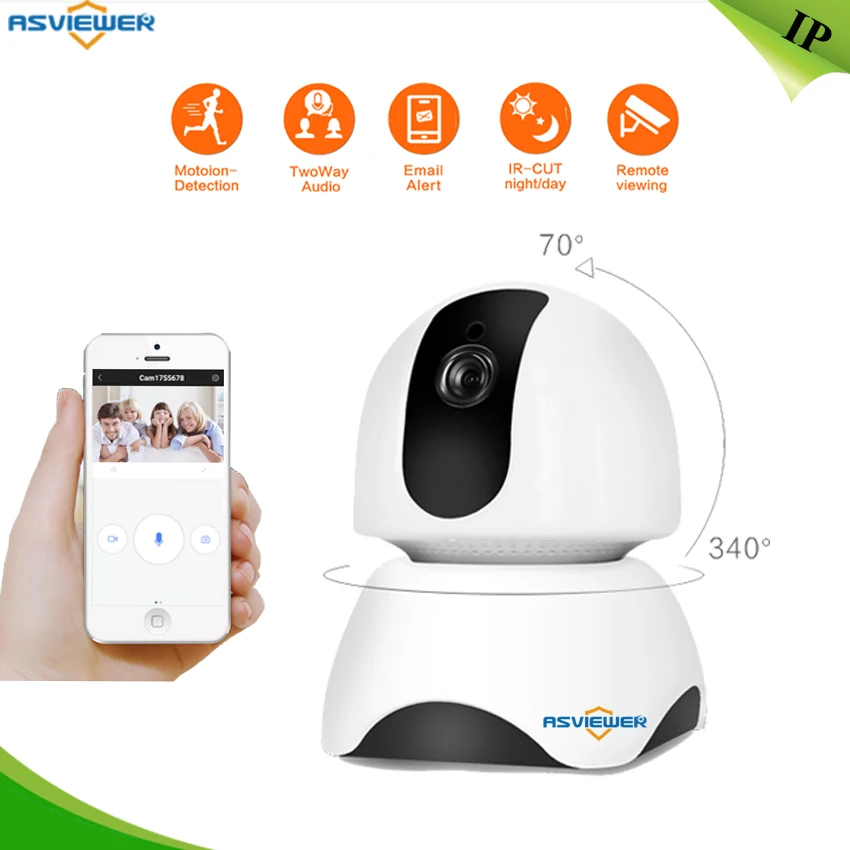 Wireless IP Camera Support P2P and Alarm, Pan Title turn Two Way Audio TF card memory storage Security WIFI Camera AS-IPC603MH
Wireless IP Camera Support P2P and Alarm, Pan Title turn Two Way Audio TF card memory storage Security WIFI Camera AS-IPC603MH