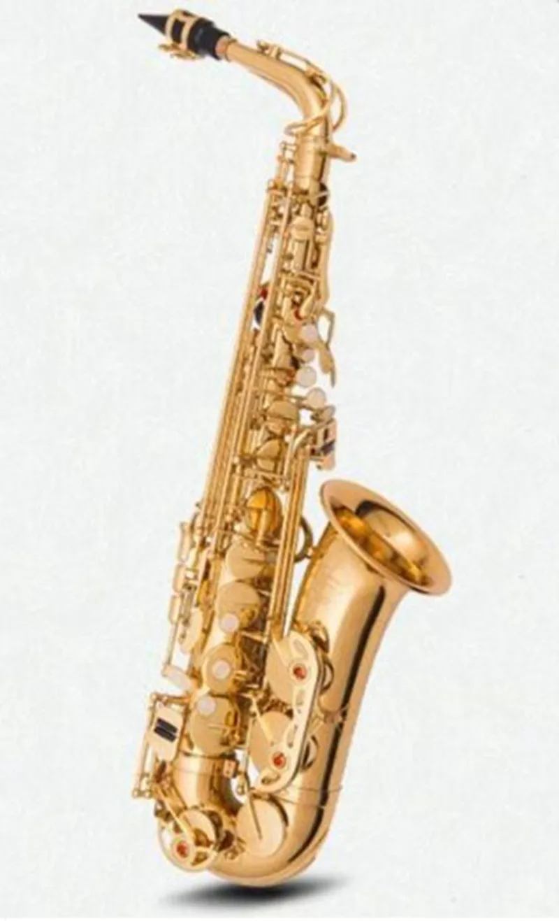 France SAS-R54 New Golden Saxophone E Flat Alto Saxophone High Quality Super Playing Musical Instruments with Mouthpiece
France SAS-R54 New Golden Saxophone E Flat Alto Saxophone High Quality Super Playing Musical Instruments with Mouthpiece