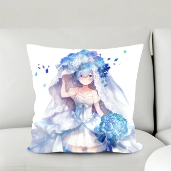 Oct. New Style Home Textile Re:ZERO Anime Rem Wedding Dress 2WT 2way One-sided Two-sided Square Pillow Case Gift #41007B
Oct. New Style Home Textile Re:ZERO Anime Rem Wedding Dress 2WT 2way One-sided Two-sided Square Pillow Case Gift #41007B