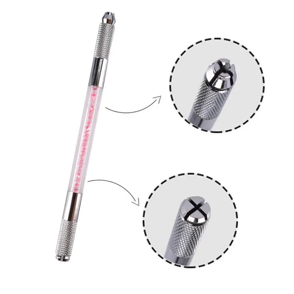 Crystal Microblading Manual Pen Tattoo Needles Blades Permanent Makeup Eyebrow Lip Eyeline 3D Embroidery 2 Heads Tattoo Pen Art
Crystal Microblading Manual Pen Tattoo Needles Blades Permanent Makeup Eyebrow Lip Eyeline 3D Embroidery 2 Heads Tattoo Pen Art