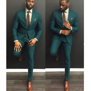 Classic high-quality men's suit dark green lapel single-breasted men's wedding suit Prom set 2 sets (jacket + pants) custom made
Classic high-quality men's suit dark green lapel single-breasted men's wedding suit Prom set 2 sets (jacket + pants) custom made