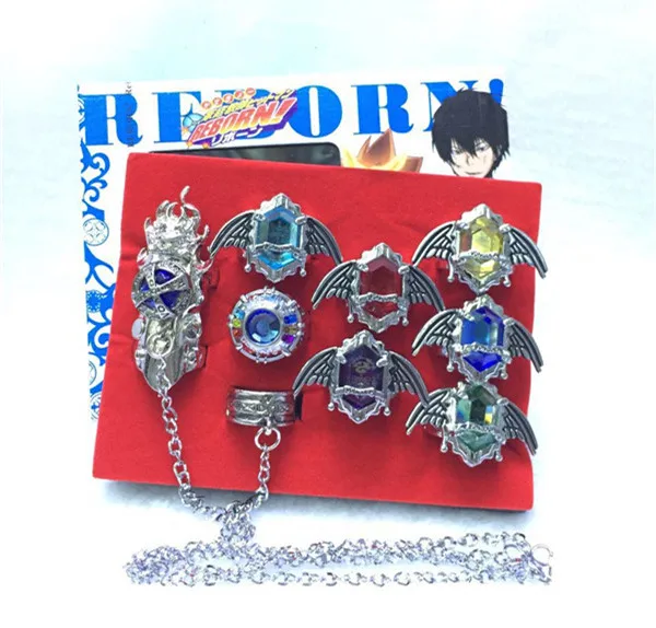 wholesale Anime Katekyo Hitman Reborn Ring Anime Vongola Revolving Jewelry Rings Option With Box Package model Periphery
wholesale Anime Katekyo Hitman Reborn Ring Anime Vongola Revolving Jewelry Rings Option With Box Package model Periphery