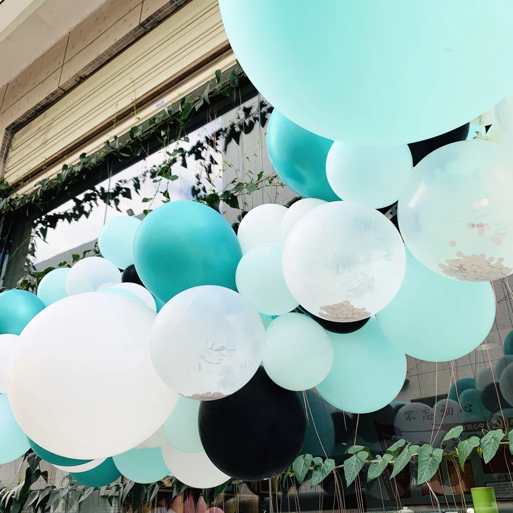Mint white balck Balloons Garland kit Gold Confetti Balloons Strip Tape for Baby shower Kids Adult Birthdays Jungle Party Decor
Mint white balck Balloons Garland kit Gold Confetti Balloons Strip Tape for Baby shower Kids Adult Birthdays Jungle Party Decor