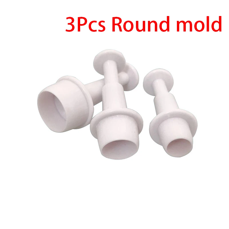 3Pcs Circle Spring Sugar Plunger Fondant Cookie Cutters Bakeware Pastry Utensil Kitchen Gadgets Cake Decorating Decor Silicone
3Pcs Circle Spring Sugar Plunger Fondant Cookie Cutters Bakeware Pastry Utensil Kitchen Gadgets Cake Decorating Decor Silicone