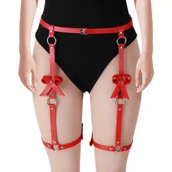 Red Harness Leather Women High Waist Leg Belt Crop Straps Garter Stockings Body Cage Lingerie Adjustable Party Dance Rave Wear
Red Harness Leather Women High Waist Leg Belt Crop Straps Garter Stockings Body Cage Lingerie Adjustable Party Dance Rave Wear