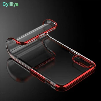 For iPhone X 8 Luxury Plating Soft Clear TPU Colorful Silicone Back Transparent Gel Cover Phone Case For iPhone 7 6 plus 100pcs
For iPhone X 8 Luxury Plating Soft Clear TPU Colorful Silicone Back Transparent Gel Cover Phone Case For iPhone 7 6 plus 100pcs