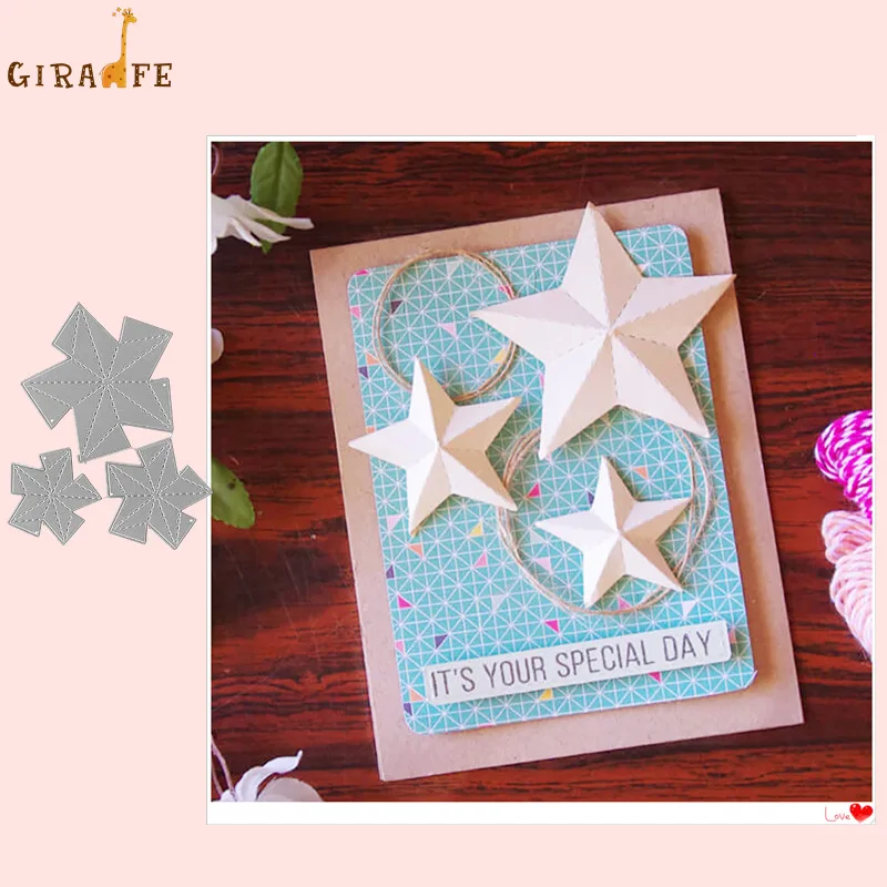 Metal Cutting Dies pentagram Scrapbooking Stencil DIY Paper Card Decorative Embossing Die Cut Craft Dies New 2019
Metal Cutting Dies pentagram Scrapbooking Stencil DIY Paper Card Decorative Embossing Die Cut Craft Dies New 2019
