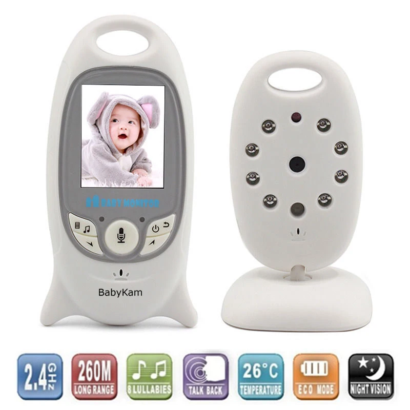 BabyKam 2.0 inch Wireless Baby Monitor with Camera IR Nightvision Lullabies Intercom Video Babysitter Nanny Babyphone Camera
BabyKam 2.0 inch Wireless Baby Monitor with Camera IR Nightvision Lullabies Intercom Video Babysitter Nanny Babyphone Camera