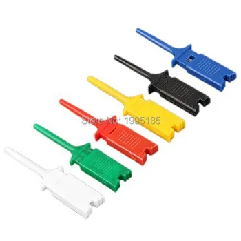 Hot Sale 12X SMD IC 6 Colors Test Hook Clip Grabbers Test Probe Free shipping
Hot Sale 12X SMD IC 6 Colors Test Hook Clip Grabbers Test Probe Free shipping
