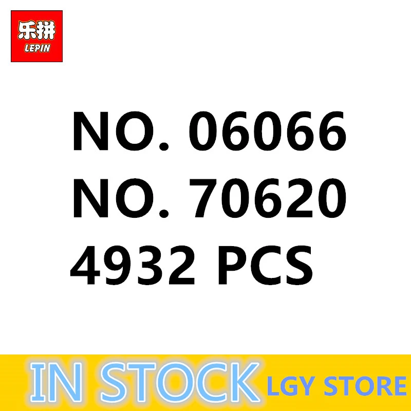 Lepin 06066 4932pcs NinjagoINGly City Series Model Building Blocks Kids Toys Bricks Compatible legoing 70620 Kids Toy
Lepin 06066 4932pcs NinjagoINGly City Series Model Building Blocks Kids Toys Bricks Compatible legoing 70620 Kids Toy